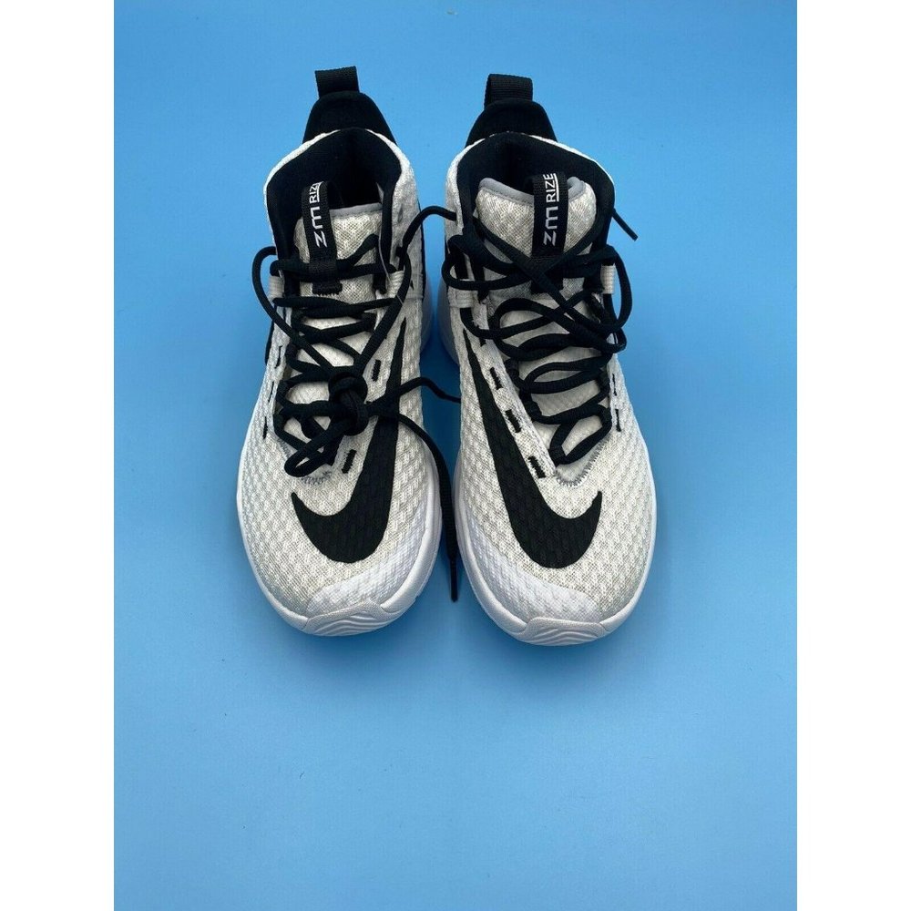 New Nike Zoom RIZE TB Basketball Shoes White/Black